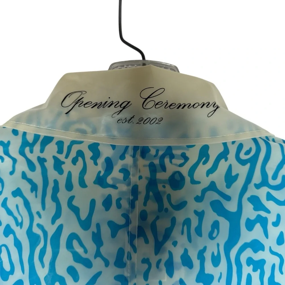 Opening Ceremony x Rains Animal Print Rain Coat size xs/s - Picture 5 of 7